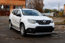 Dacia Duster 2018-2024 Defensa Delantera F3-10 (Acero Inoxidable) foto 3