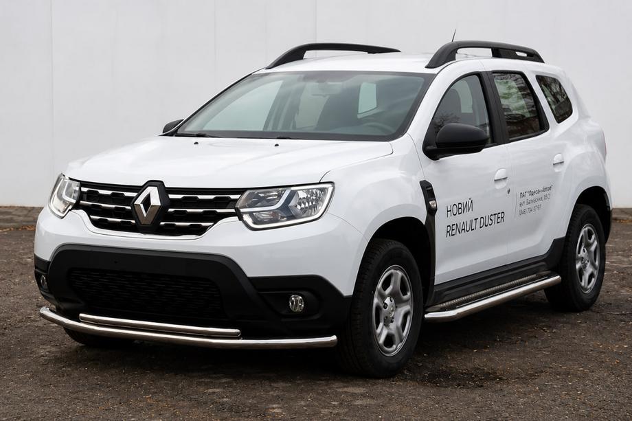 Renault Duster 2018-2024 Defensa Delantera F3-10 (Acero Inoxidable) Foto 1