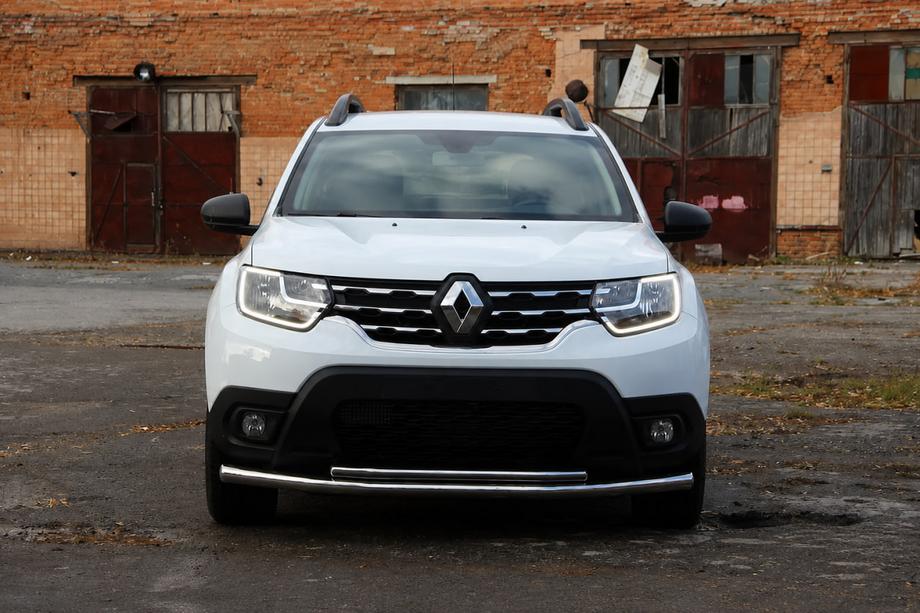 Renault Duster 2018-2024 Defensa Delantera F3-10 (Acero Inoxidable) Foto 2
