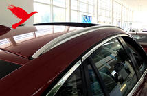 BMW X6 F16 2014-2019 Rieles de techo integrados cromados OEM (Aluminio, instalacion con adhesivo) foto 5