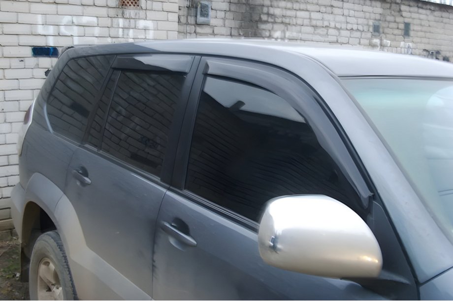 Toyota Land Cruiser Prado 120 2002-2009 Deflectores de Ventana (4 uds, HIC) Foto 11