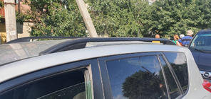 Toyota Rav 4 2006-2013 Barras de techo Skyport (negras) foto 4
