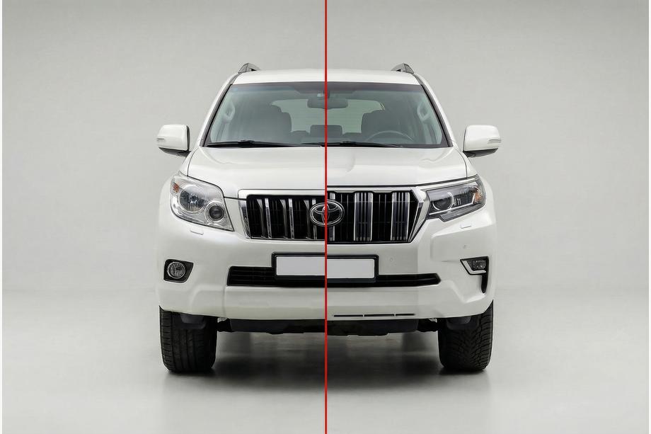 Toyota Land Cruiser Prado 150 2009-2023 Kit de conversión facelift 2009-2016 a 2017- (con faros Full LED) Image