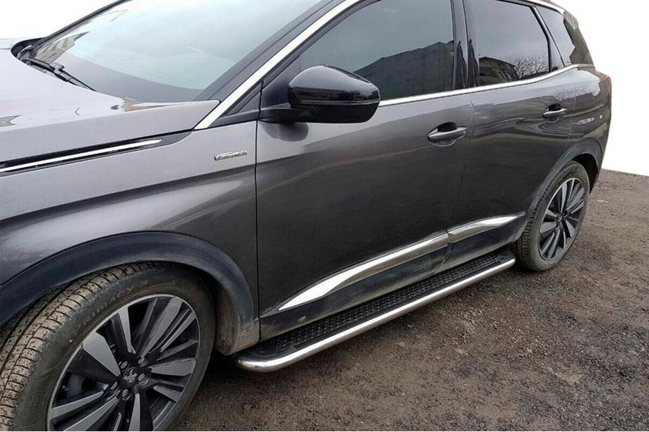 Opel Mokka 2012-2021 Estribos Laterales Maydos V2 (2 uds, Aluminio y Acero Inoxidable) Image