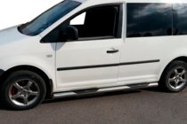 Volkswagen Caddy 2015-2020 Barras Laterales BB002 (2 uds, acero inoxidable) foto 3