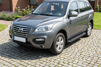 Lifan X60 2011- Estribos Laterales Allmond Black (2 uds., Aluminio) foto 1