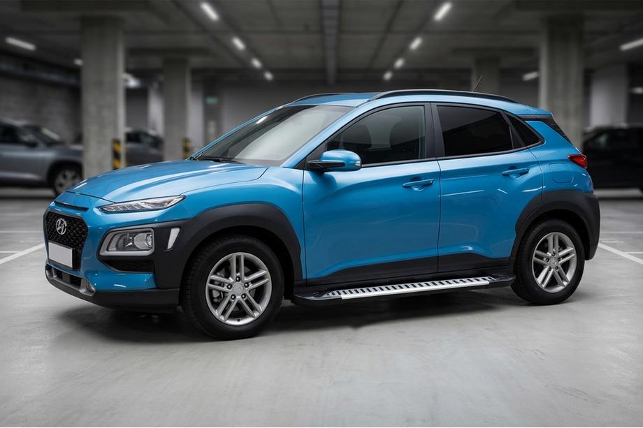 Hyundai Kona 2017-2023 Estribos Laterales Line (2 uds., Aluminio) Image