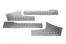 Citroen Berlingo 2008-2018 Placas de umbral interiores OmsaLine acero inoxidable foto 2