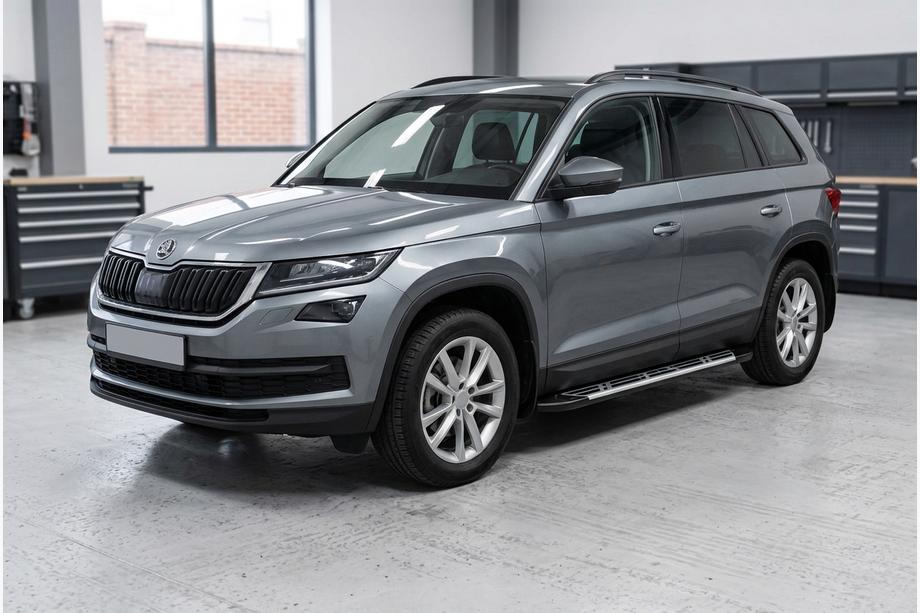 Skoda Kodiaq 2016-2023 Estribos Laterales Sunrise (2 uds., Aluminio) Image