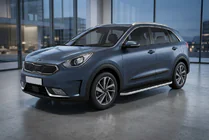 Kia Niro 2016–2021 Estribos Laterales Tayga Grey (2 uds., Aluminio) foto 1