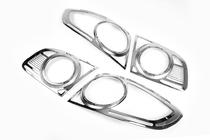 Hyundai Santa Fe 2 2006-2012 Cubiertas cromadas para pilotos traseros (2 uds., plástico) foto 3