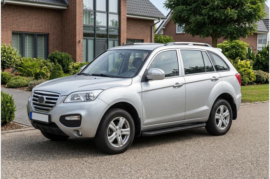 Lifan X60 2011- Estribos Laterales Tayga Black (2 uds., Aluminio) Image