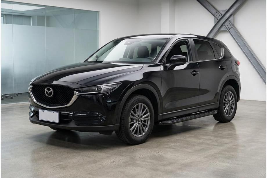 Mazda CX-5 2017–2025 Estribos Laterales Tayga Black (2 uds., Aluminio) Image