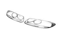 Hyundai Santa Fe 2 2006-2012 Cubiertas de Faros Cromadas (2006-2010, 2 uds, plastico) foto 2