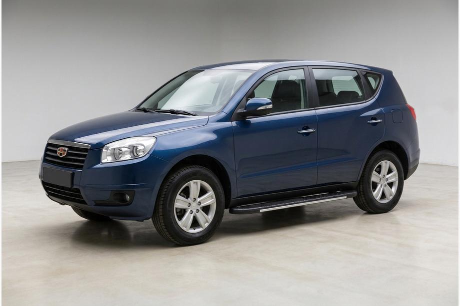 Geely Emgrand X7 2011- Estribos Laterales Bosphore Grey (2 uds., Aluminio) Image