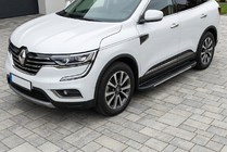 Renault Koleos 2016-2024 Estribos Laterales Bosphore Grey (2 uds., Aluminio) foto 1