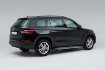 Skoda Kodiaq 2016-2023 Estribos Laterales Rainbow (2 uds., Aluminio) foto 1