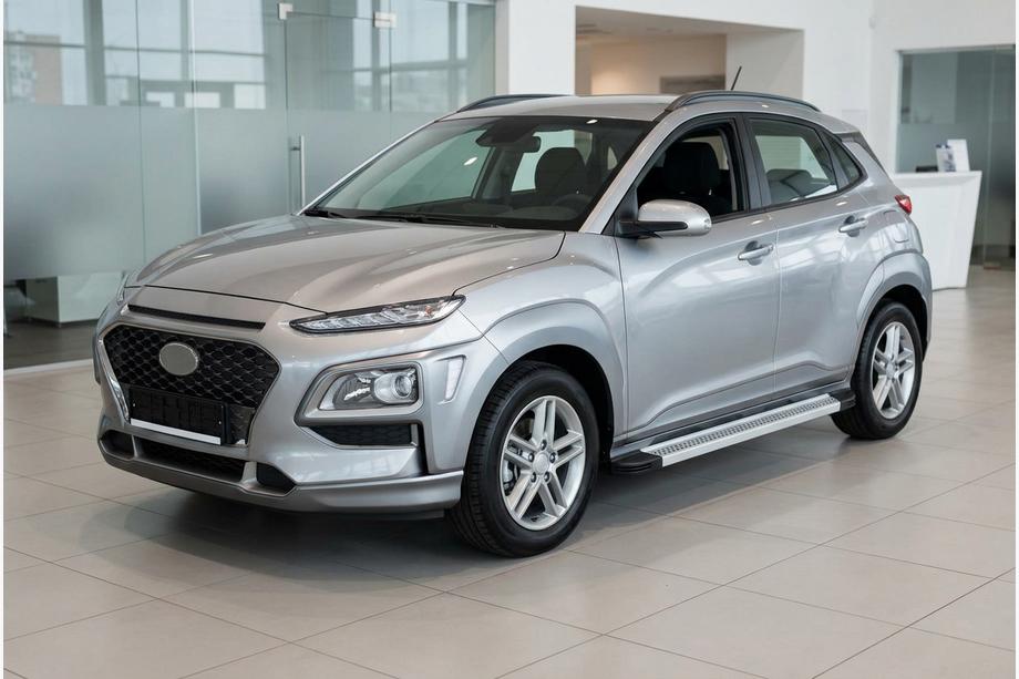 Hyundai Kona 2017-2023 Estribos Laterales Maya V2 (2 uds., Aluminio) Image