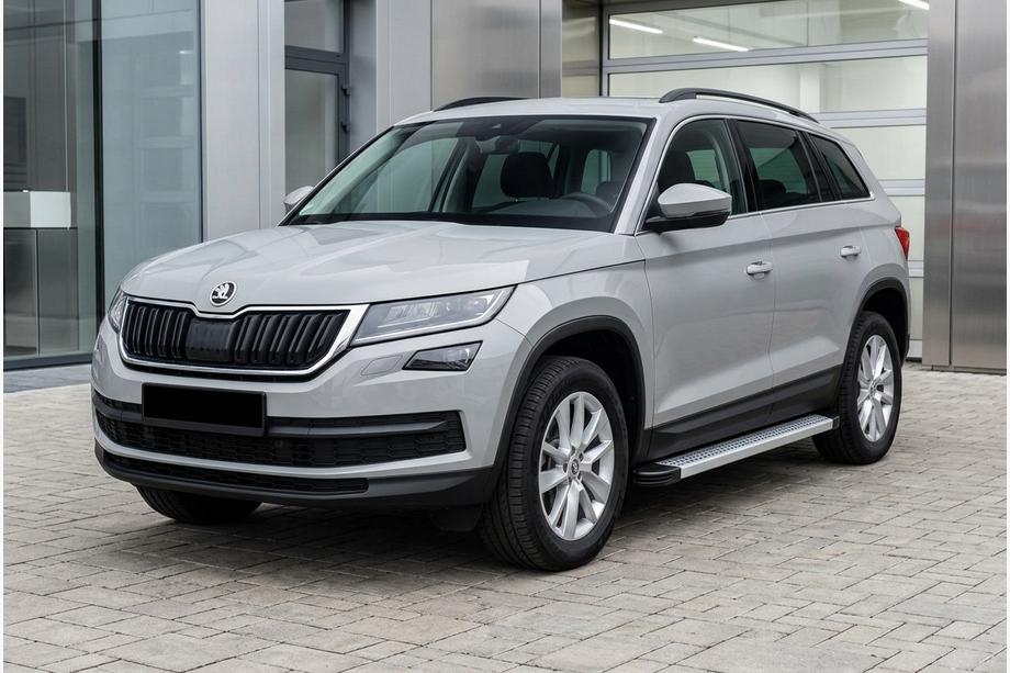 Skoda Kodiaq 2016-2023 Estribos Laterales Maya V2 (2 uds., Aluminio) Foto 1