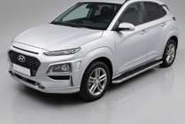 Hyundai Kona 2017-2023 Estribos Laterales Maydos V1 (2 uds., Aluminio) foto 1