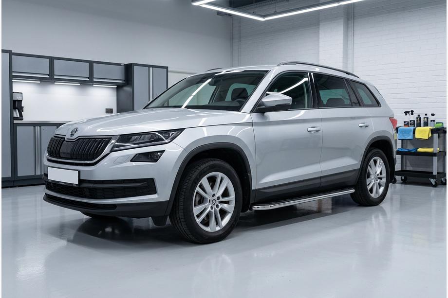 Skoda Kodiaq 2016-2023 Estribos Laterales Maydos V1 (2 uds., Aluminio) Image