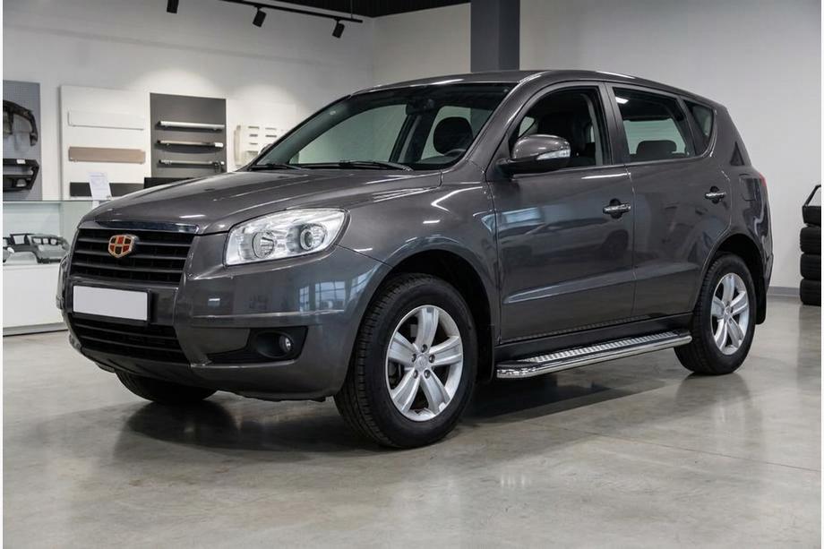 Geely Emgrand X7 2011- Estribos Laterales Maydos V2 (2 uds., Aluminio y Acero Inoxidable) Image