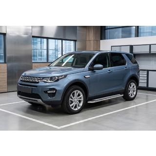 Estribos Laterales Maydos V2 (2 uds., Aluminio y Acero Inoxidable) Land Rover Discovery Sport 2014- foto 1