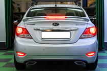 Hyundai Accent 2011-2017 Alerón Niken V2 (imprimado para pintar) foto 1
