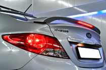 Hyundai Accent 2011-2017 Alerón Niken V2 (imprimado para pintar) foto 2