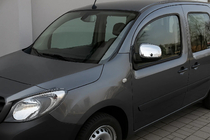 Mercedes Citan 2013-2021 Cubiertas de Espejos (2 uds, Acero Inoxidable) OmsaLine - Acero Inoxidable Italiano foto 1