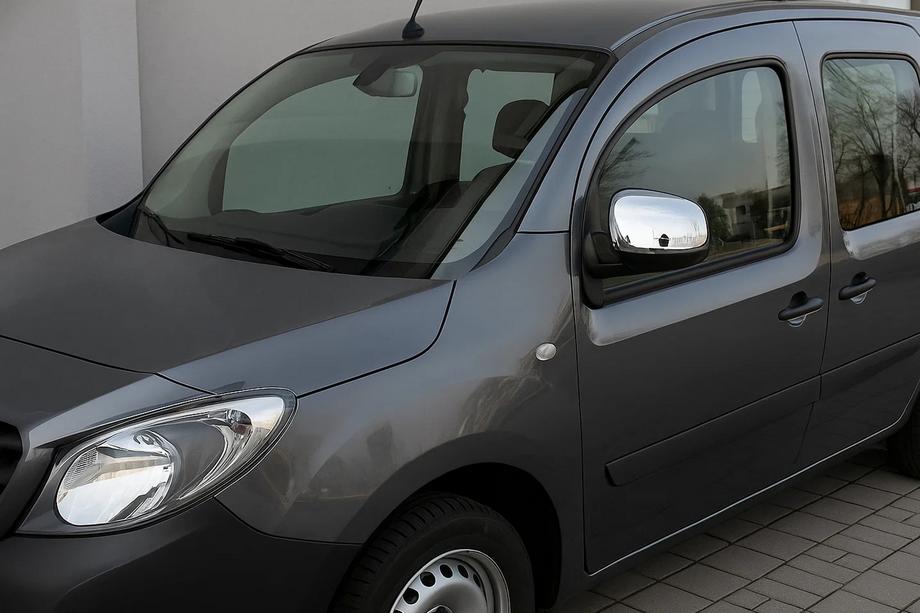 Mercedes Citan 2013-2021 Cubiertas de Espejos (2 uds, Acero Inoxidable) OmsaLine - Acero Inoxidable Italiano Image