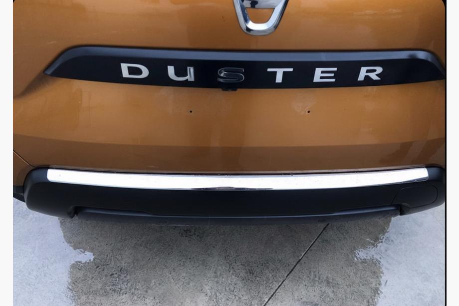 Renault Duster 2018-2024 Protector de Parachoques Trasero Carmos V1 Acero Inoxidable Image