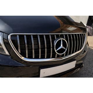 Parrilla Delantera GT Panamericana Cromo (2014-2023 para Vito W447) Mercedes Vito/V-class W447 2014- foto 2