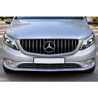 Parrilla Delantera GT Panamericana Cromo (2014-2023 para Vito W447) Mercedes Vito/V-class W447 2014- foto 3