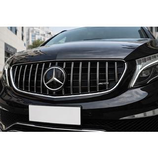 Parrilla Delantera GT Panamericana Cromo (2014-2019 para V-Class) Mercedes Vito/V-class W447 2014- foto 2