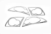 Mazda 6 2003-2008 Cubiertas cromadas para pilotos traseros (2 uds., plástico) foto 3