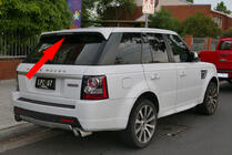 Range Rover Sport 2005-2013 Alerón (imprimado para pintar) foto 1