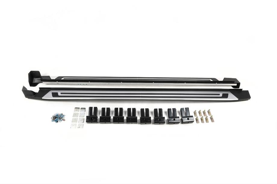 Volkswagen Tiguan 2016-2023 Estribos laterales para OEM All Space (2 uds., aluminio) Foto 2