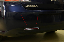Mazda 6 2008-2012 Cubiertas para faros antiniebla traseros (2 uds, plastico) foto 1