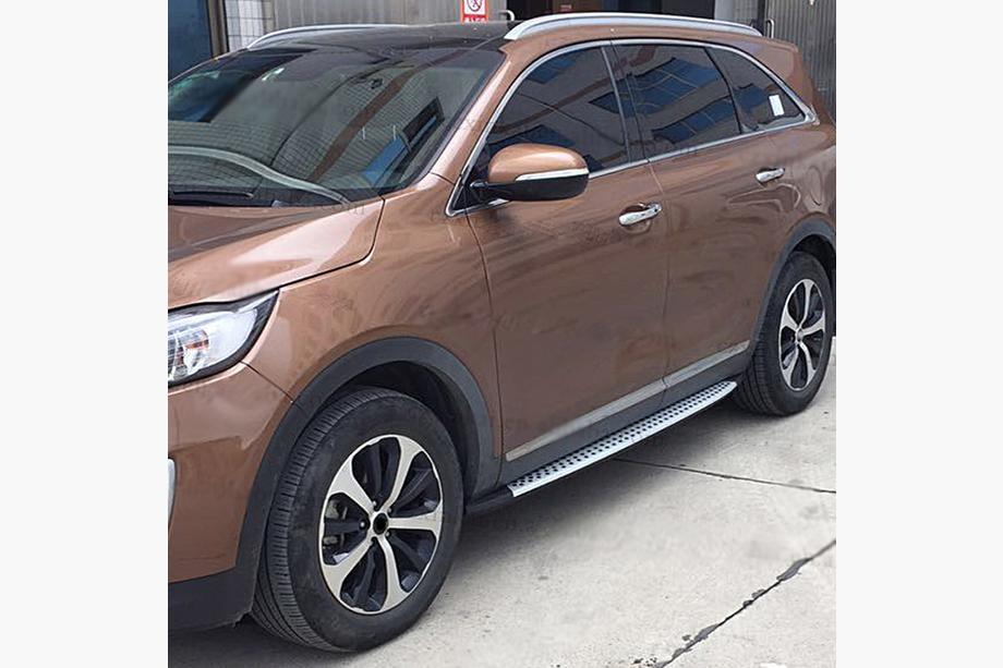Kia Sorento III UM 2014-2020 Estribos laterales BMW Style (2 uds) Foto 9