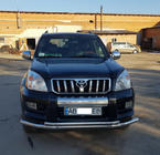 Toyota Land Cruiser Prado 120 2002-2009 Defensa Delantera ST014 (Acero Inoxidable) 60/42 mm foto 2