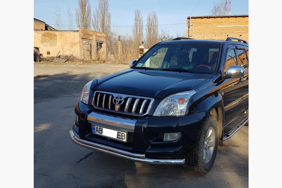 Toyota Land Cruiser Prado 120 2002-2009 Defensa Delantera ST014 (Acero Inoxidable) 60/60 mm Foto 3