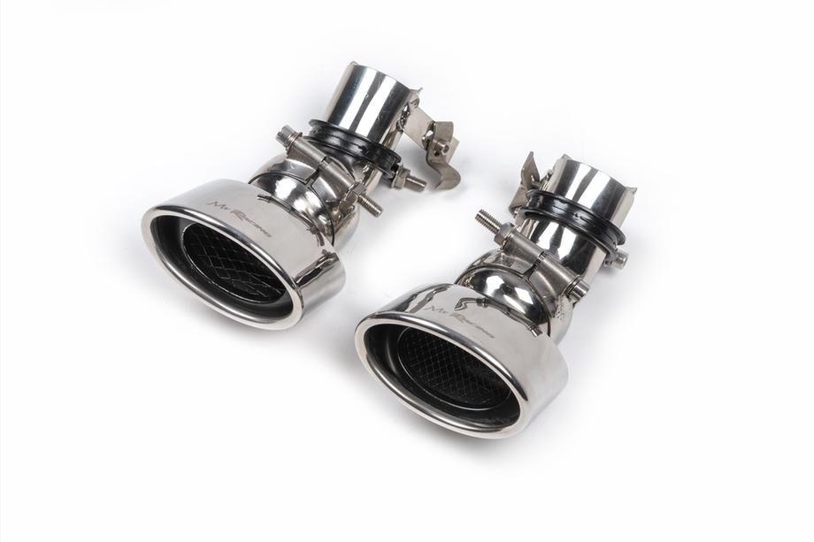 Mercedes E-class W211 2002-2009 Colas de escape V2 (2 uds) Image