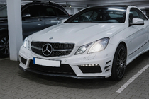 Mercedes E-class coupe C207 2010-2017 Parrilla Delantera (2009-2013, Diamond Silver) foto 3