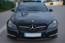 Mercedes C-class W204 2007-2015 Parrilla Delantera Diamond Black foto 1