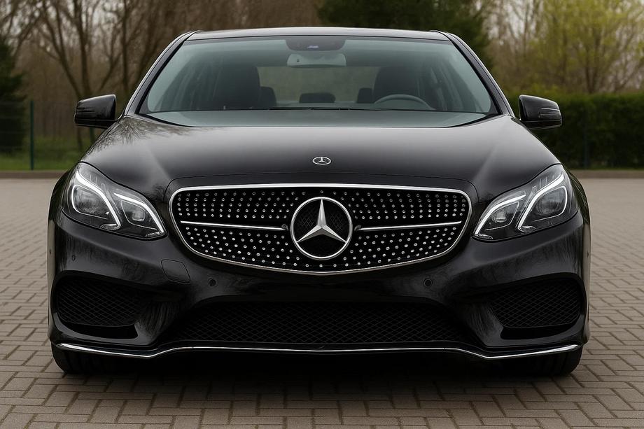 Mercedes E-class W212 2009-2016 Parrilla Delantera Diamond Black (para Avantgarde y AMG-Line, 2013-2016) Foto 3