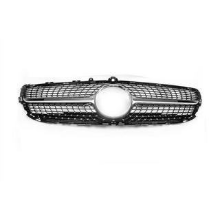 Parrilla delantera con marco 2014-2018 (Diamond Silver) Mercedes CLS C218 2011-2018 foto 3