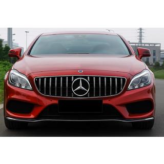 Parrilla delantera con marco 2014-2018 (GT Panamericana) Mercedes CLS C218 2011-2018 foto 2