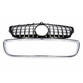 Parrilla delantera con marco 2014-2018 (GT Panamericana) Mercedes CLS C218 2011-2018 foto 3