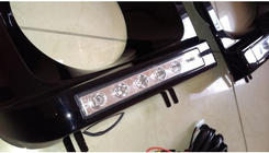 Mercedes G class W463 1990-2018 Cubiertas de faros con LED (6 diodos, juego) foto 4